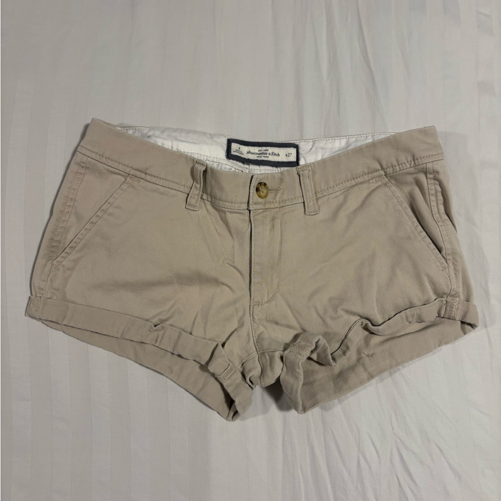 Abercrombie & Fitch Women's Tan Cargo Shorts